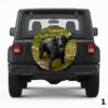 =Black Dog Swimming Spare Tire Cover