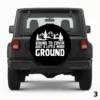=Bound to Cover Just a Little More Ground Spare Tire Cover