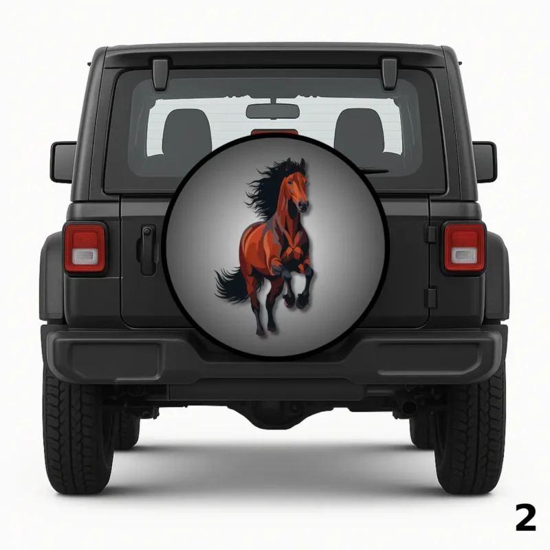=Brown Stallion Spare Tire Cover