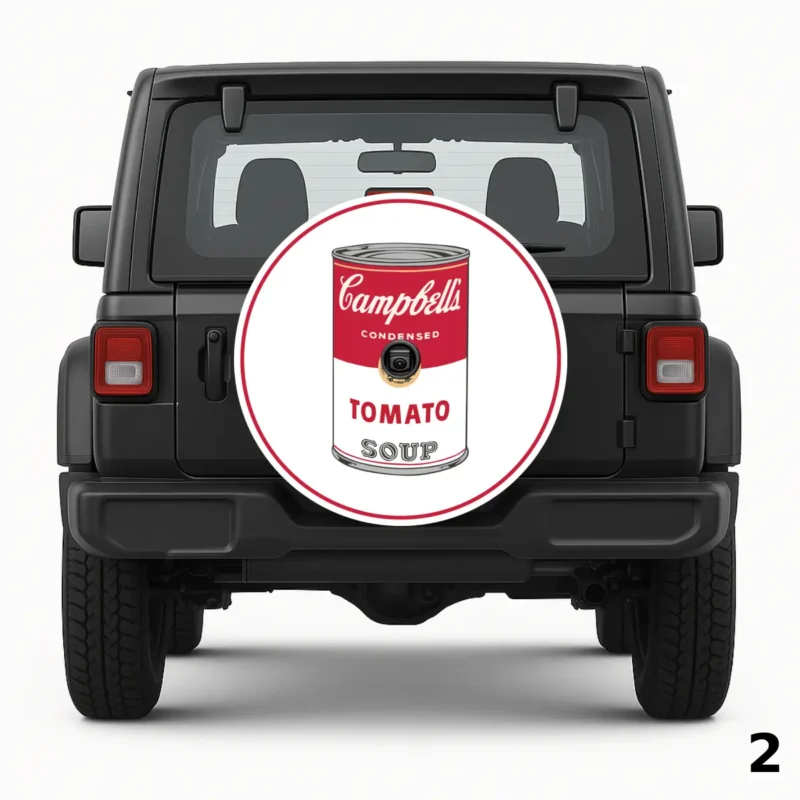 =Campbell Soup Can Spare Tire Cover