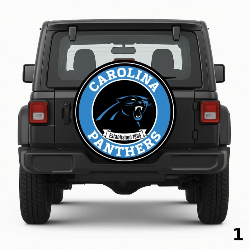=Carolina Panthers NFL Spare Tire Cover