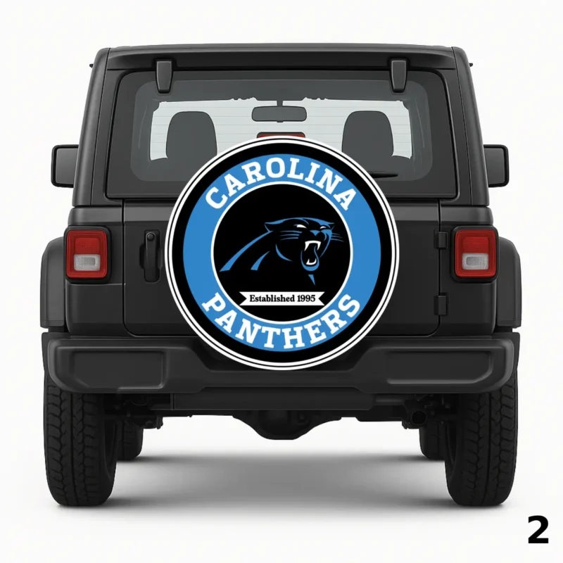 =Carolina Panthers NFL Spare Tire Cover