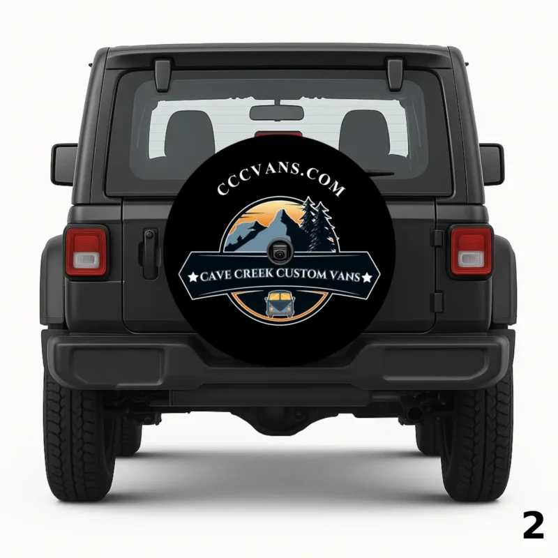 =Cave Creek Custom Vans Spare Tire Cover