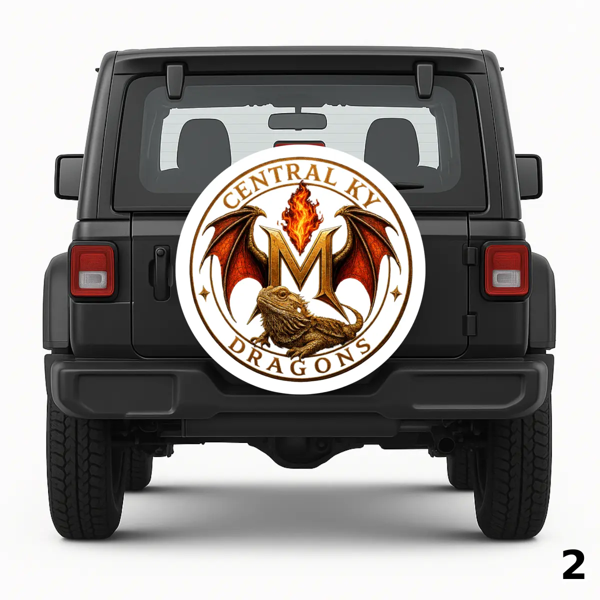 =Central KY Dragons Spare Tire Cover