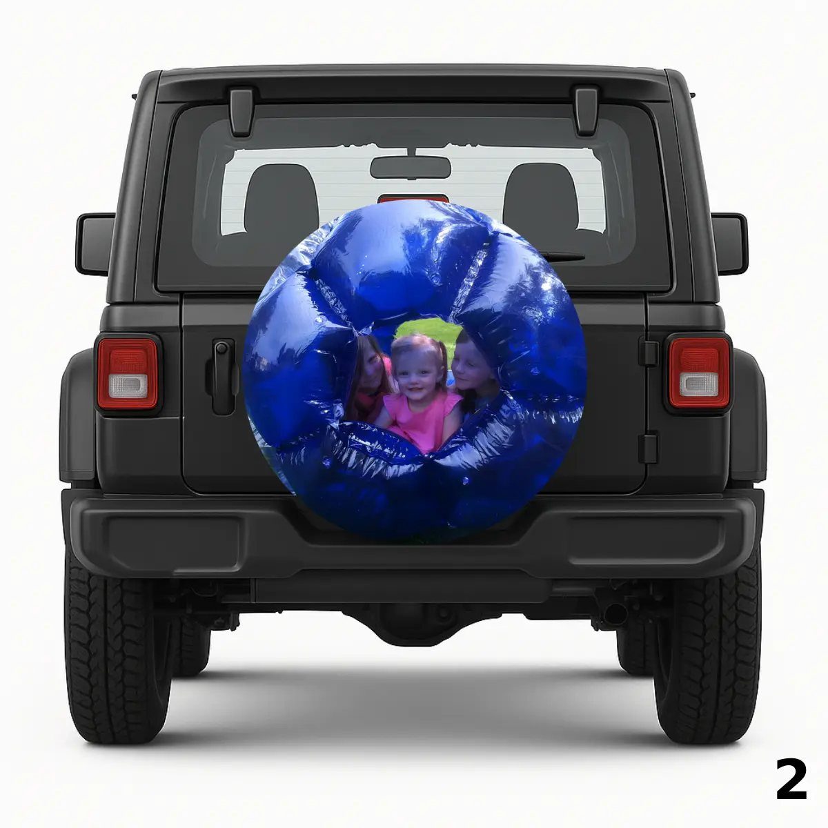 =Child in a Balloon Spare Tire Cover