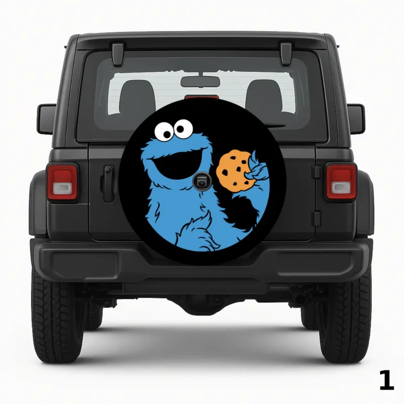 =Cookie Monster Spare Tire Cover