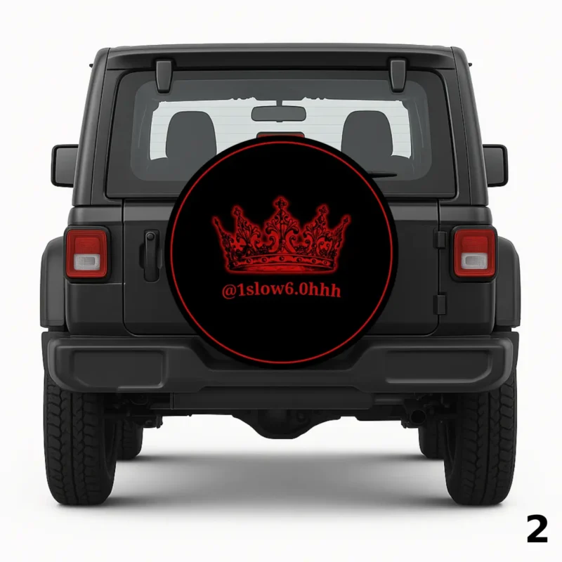 =Crown Design Spare Tire Cover