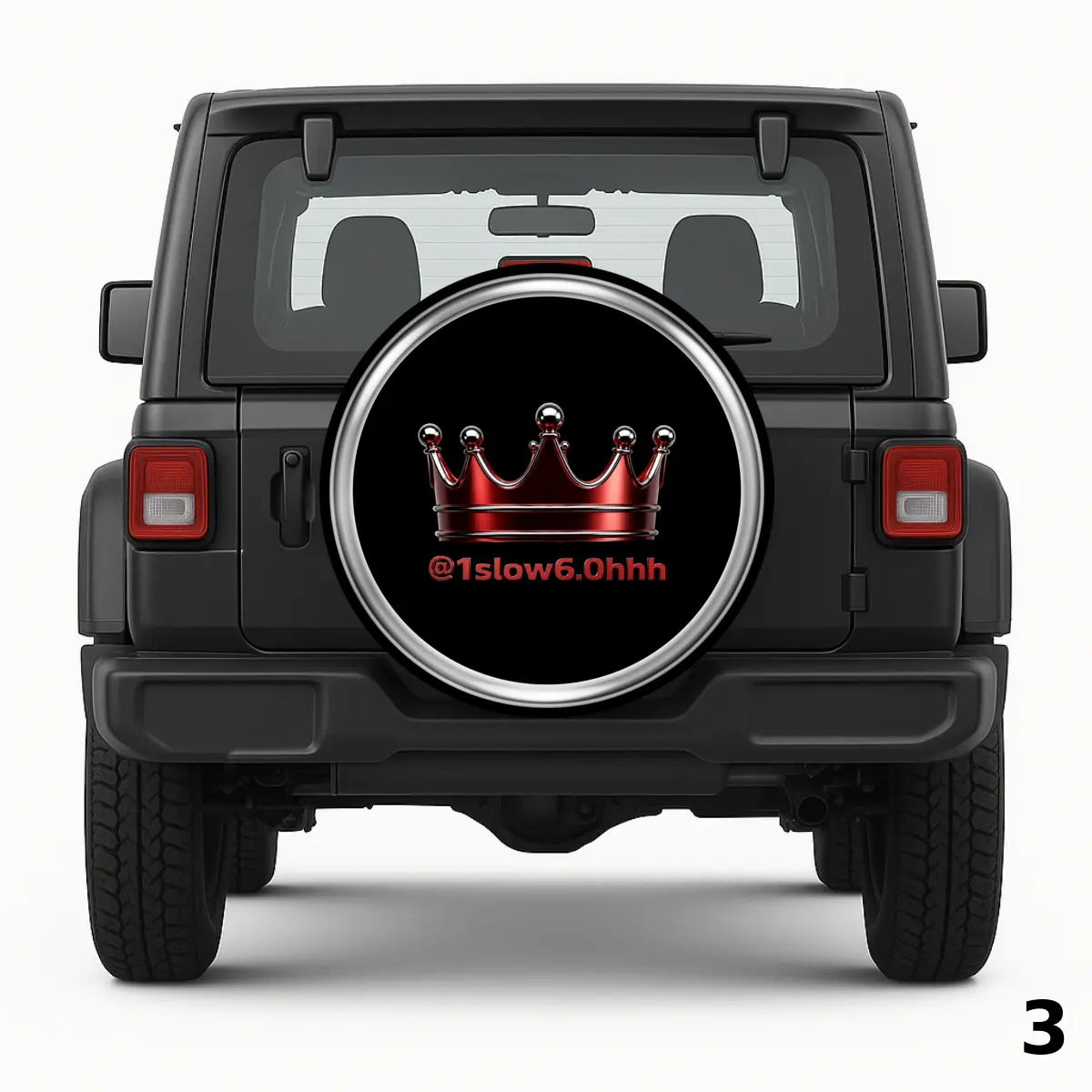 =Crown Design Spare Tire Cover