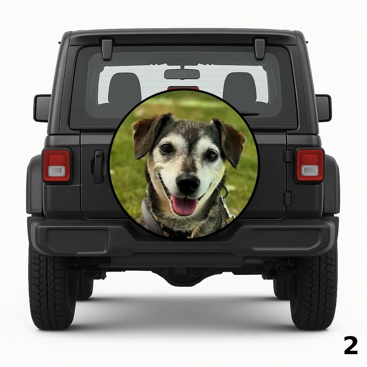 =Doggie Portrait Spare Tire Cover
