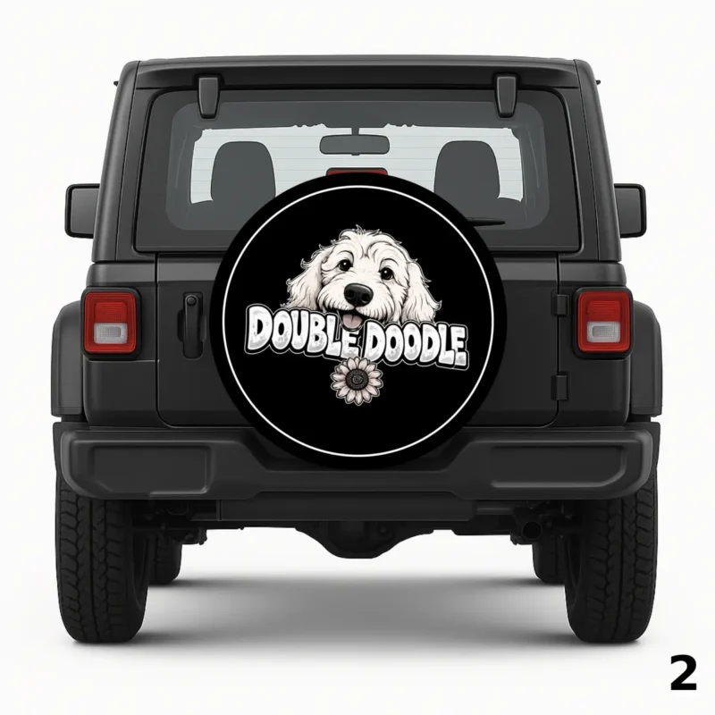 =Double Doodle Spare Tire Cover