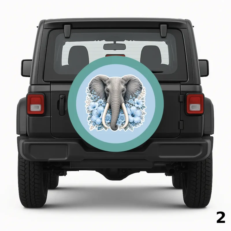 =Elephant Spare Tire Cover