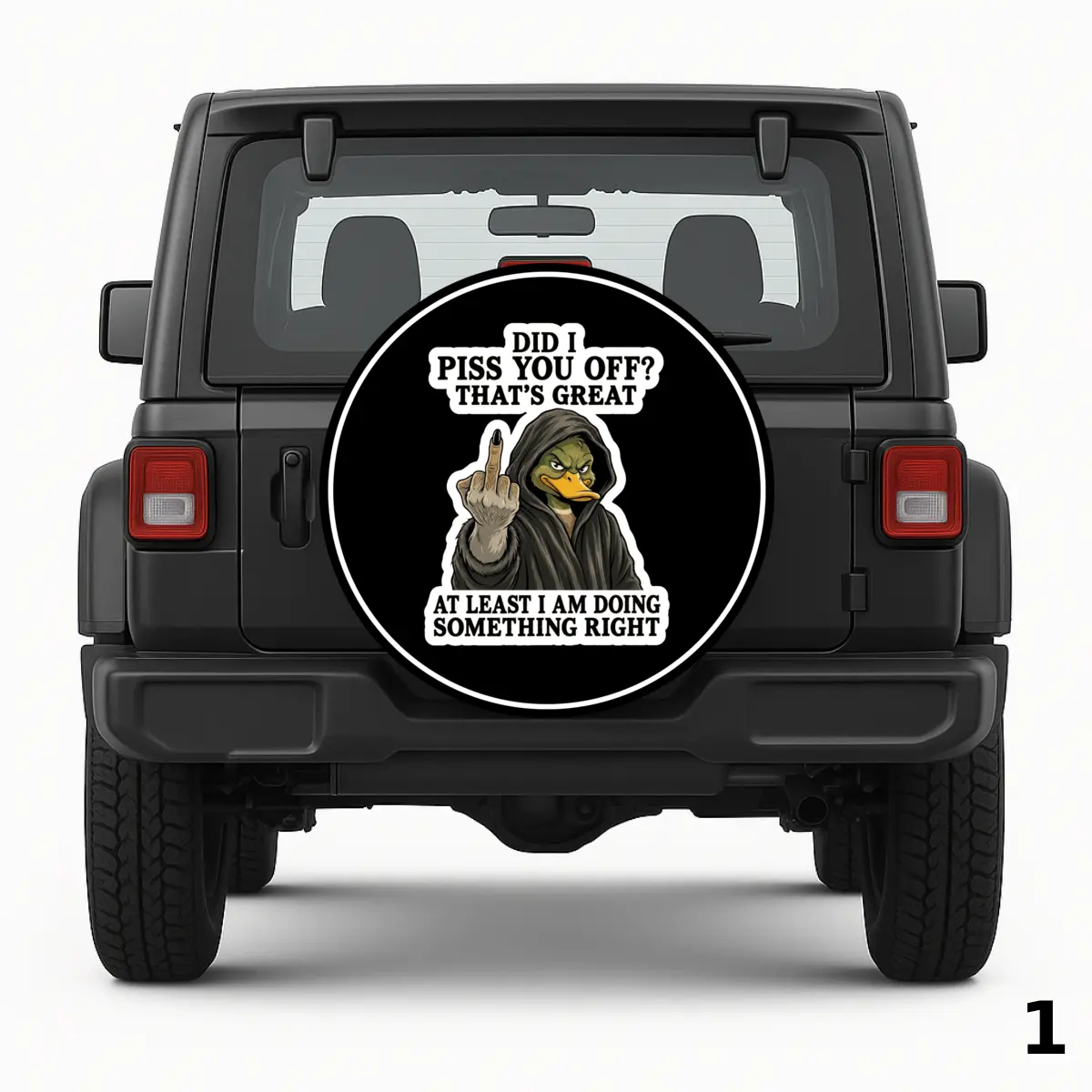 =Evil Duck Spare Tire Cover