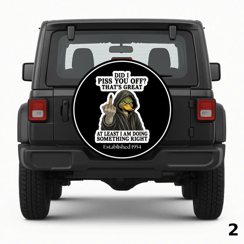 =Evil Duck Spare Tire Cover
