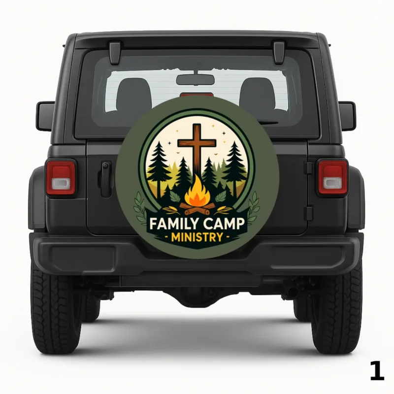=Family Camp Ministry Spare Tire Cover