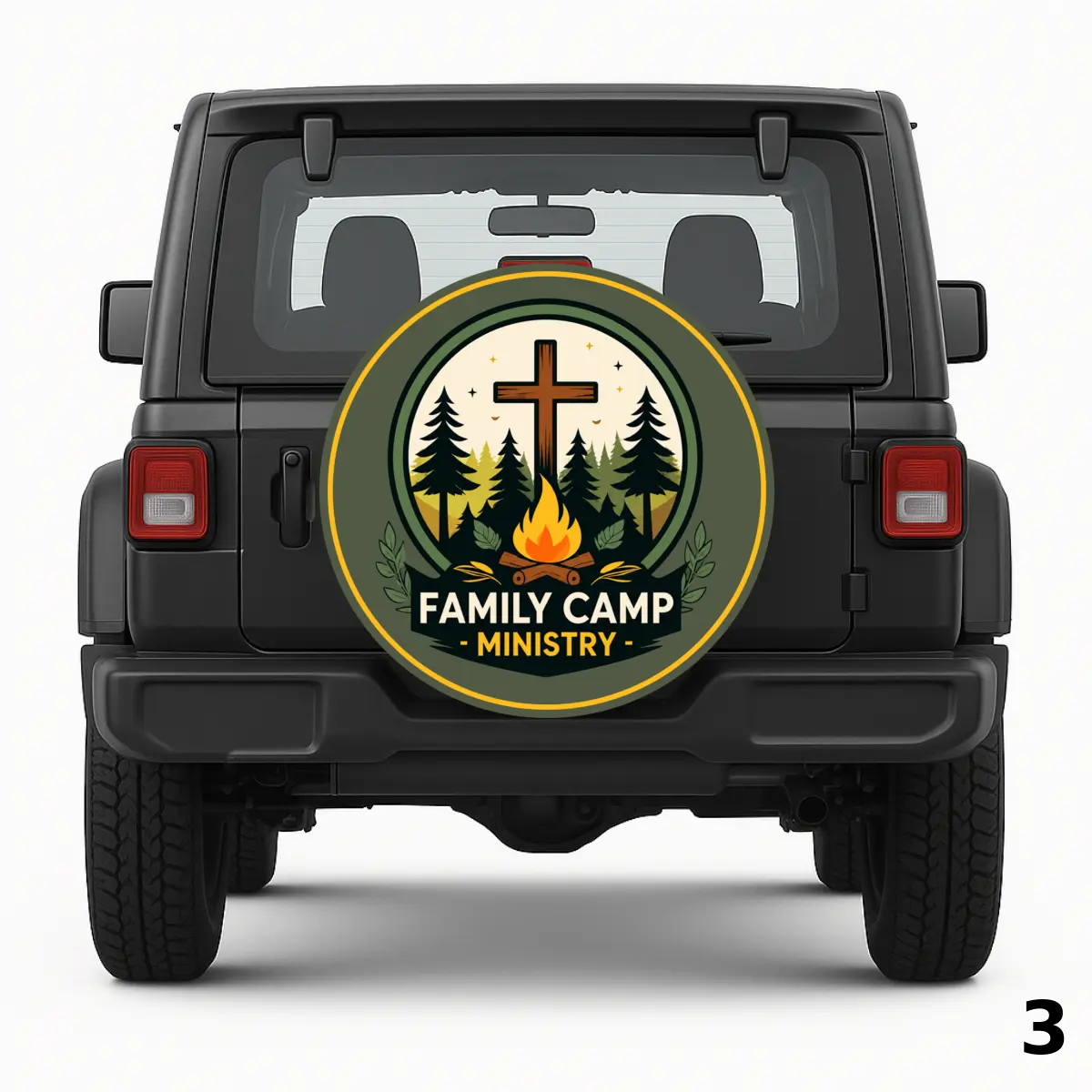 =Family Camp Ministry Spare Tire Cover