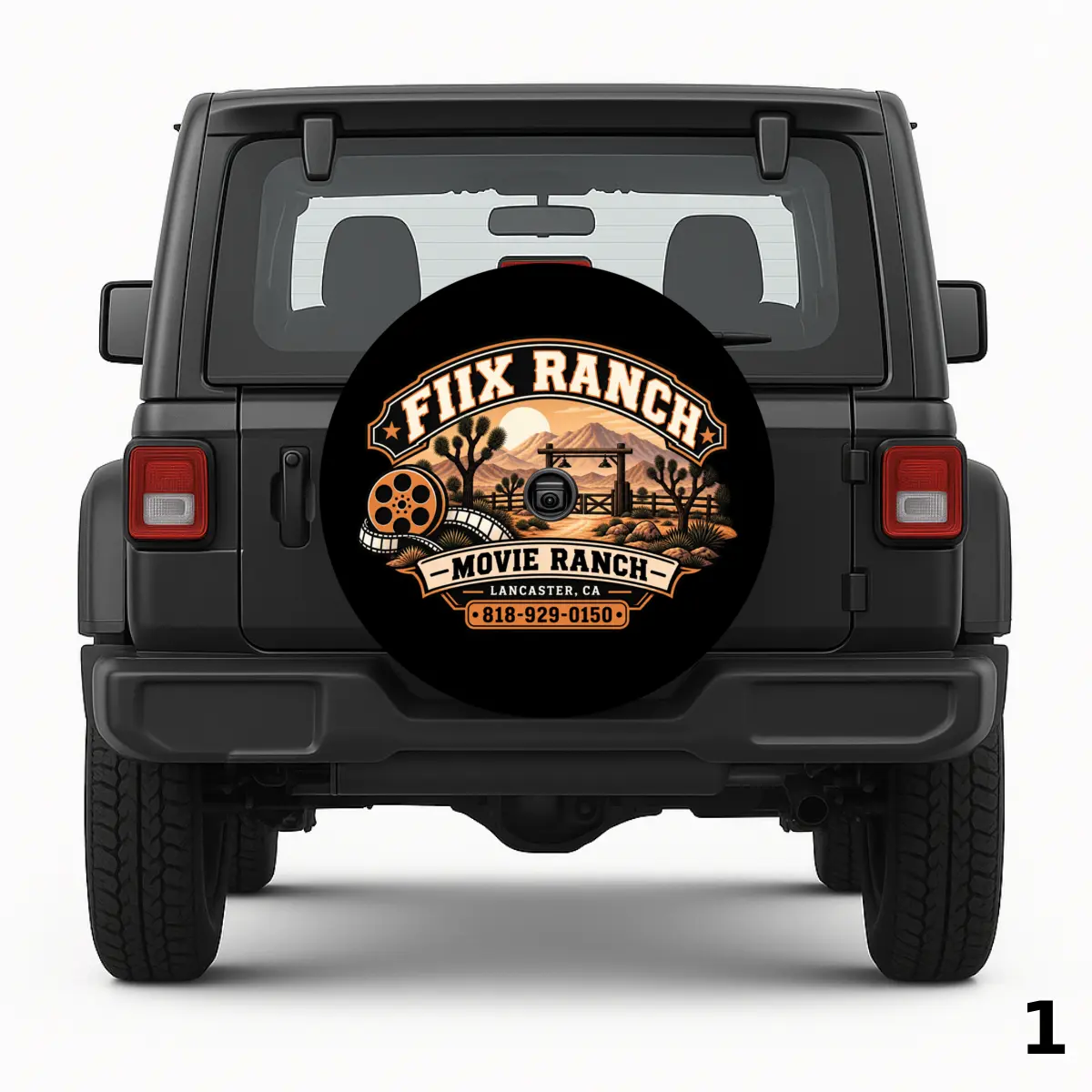 =Fiix Ranch Movie Ranch Spare Tire Cover