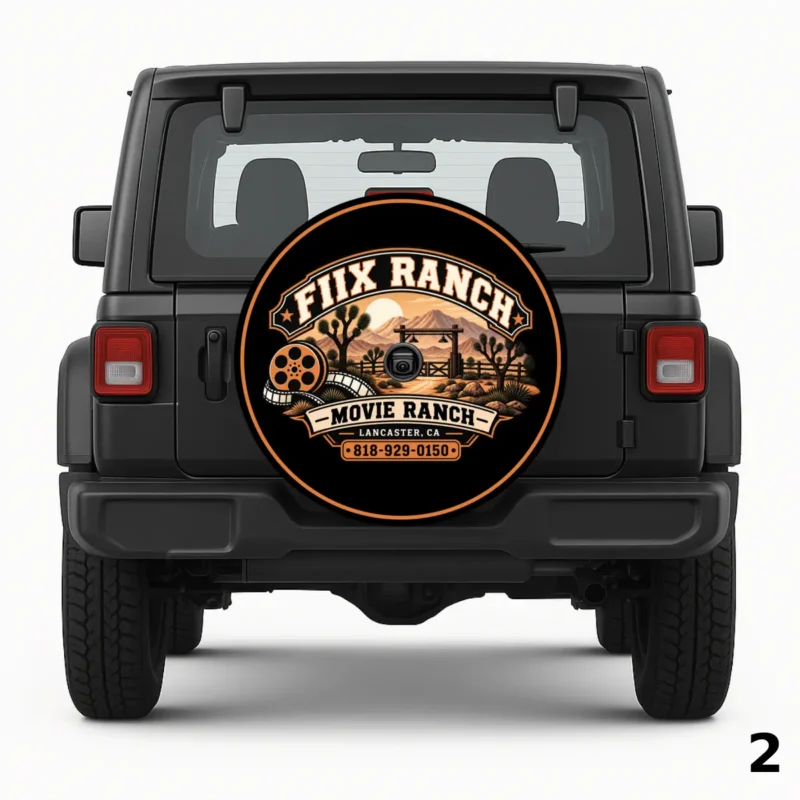 =Fiix Ranch Movie Ranch Spare Tire Cover