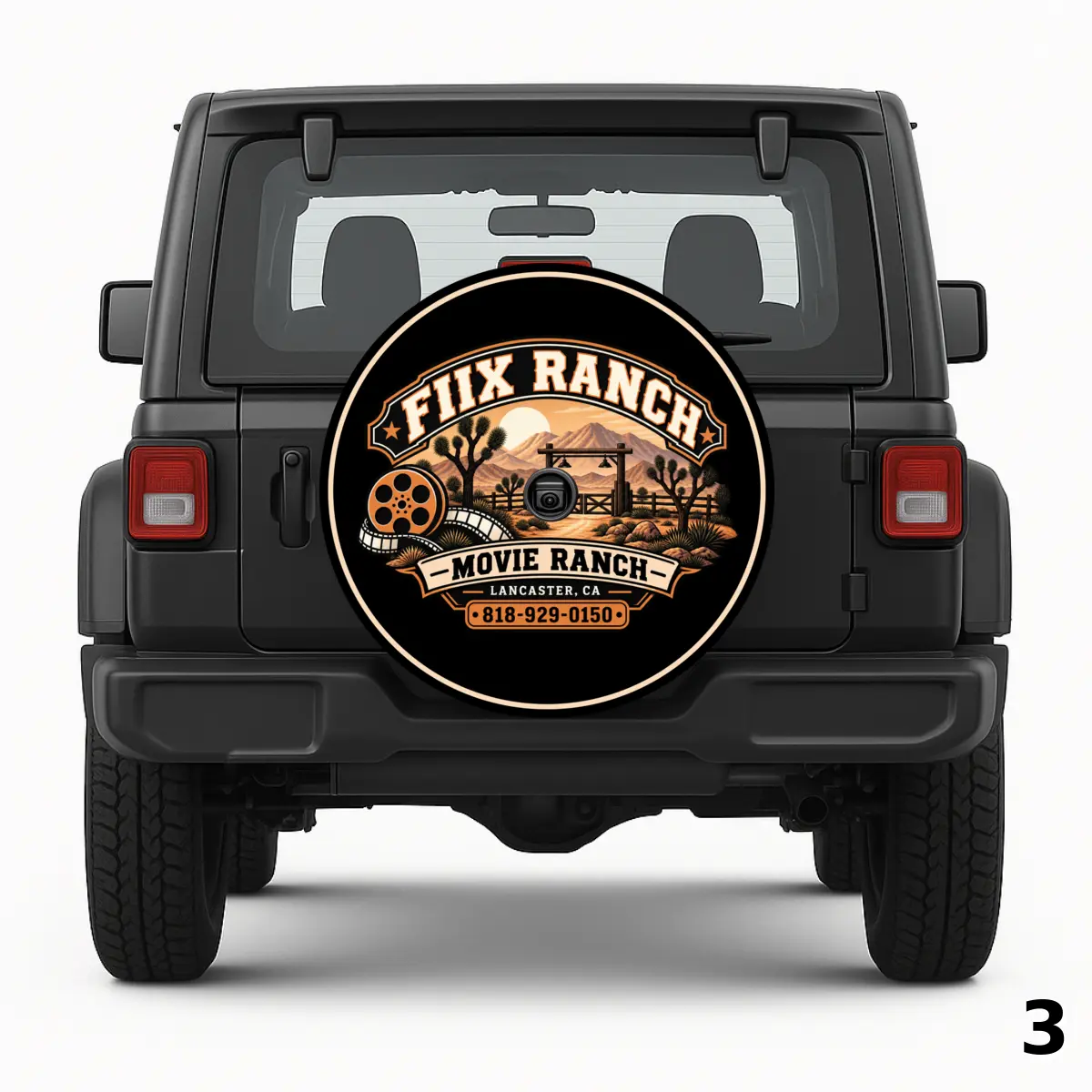 =Fiix Ranch Movie Ranch Spare Tire Cover