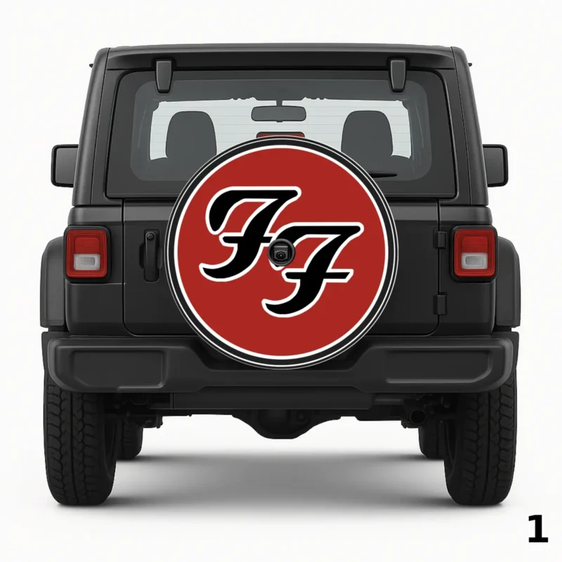 =Foo Fighters Logo Spare Tire Cover