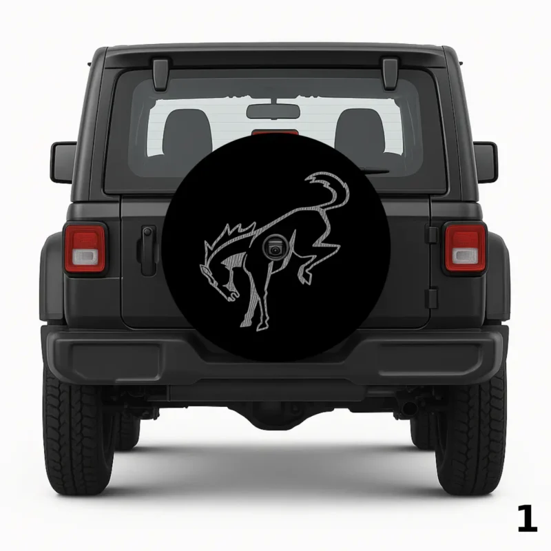=Ford Bronco Design غطاء الإطار الاحتياطي