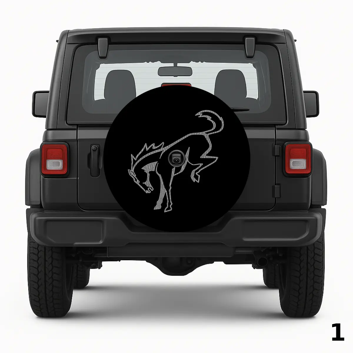 =Ford Bronco Design غطاء الإطار الاحتياطي