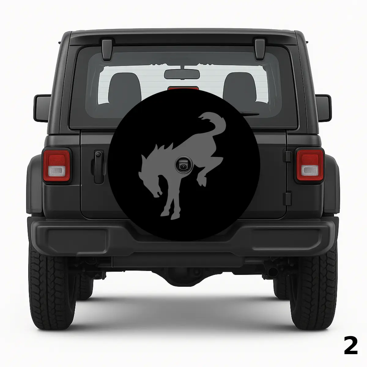 =Ford Bronco Design غطاء الإطار الاحتياطي