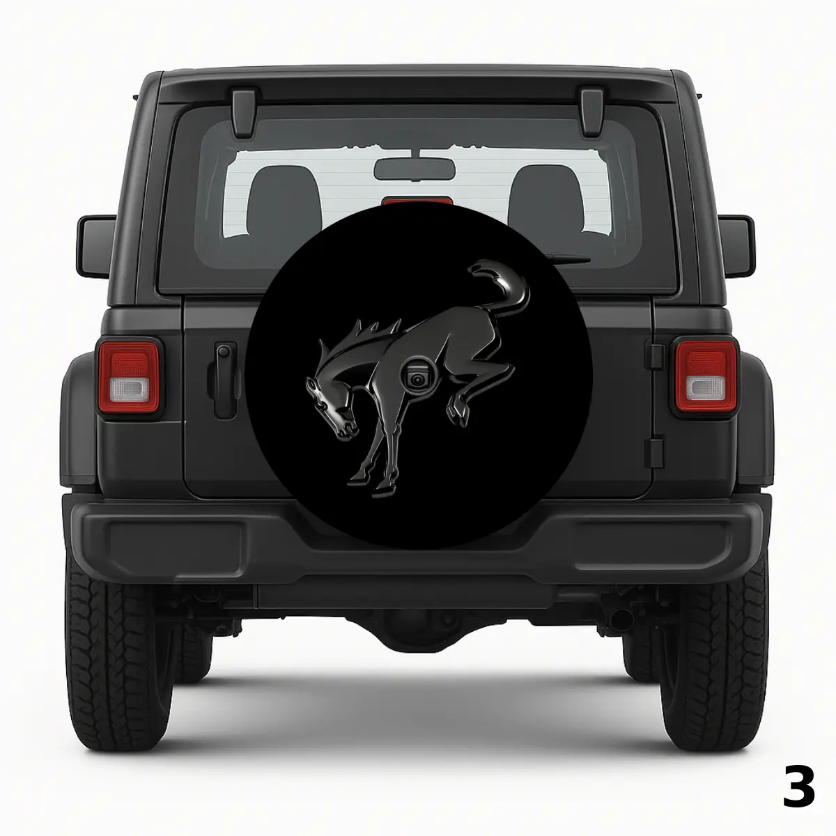 =Ford Bronco Design غطاء الإطار الاحتياطي