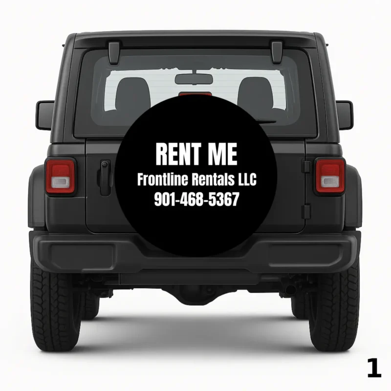 =Frontline Rentals LLC Spare Tire Cover