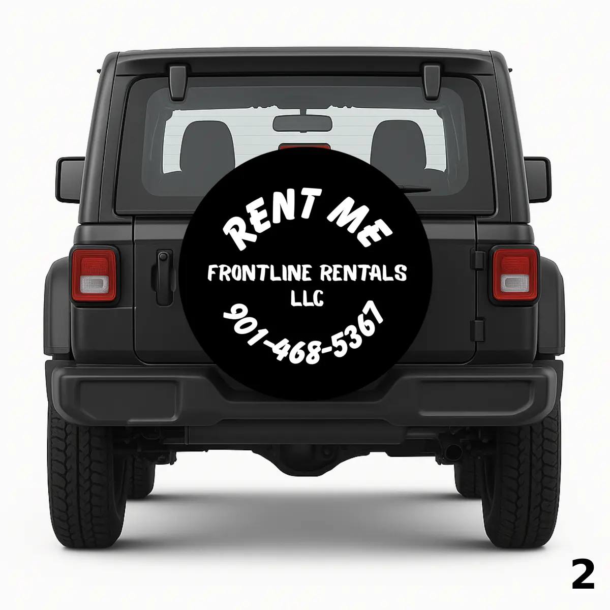 =Frontline Rentals LLC Spare Tire Cover