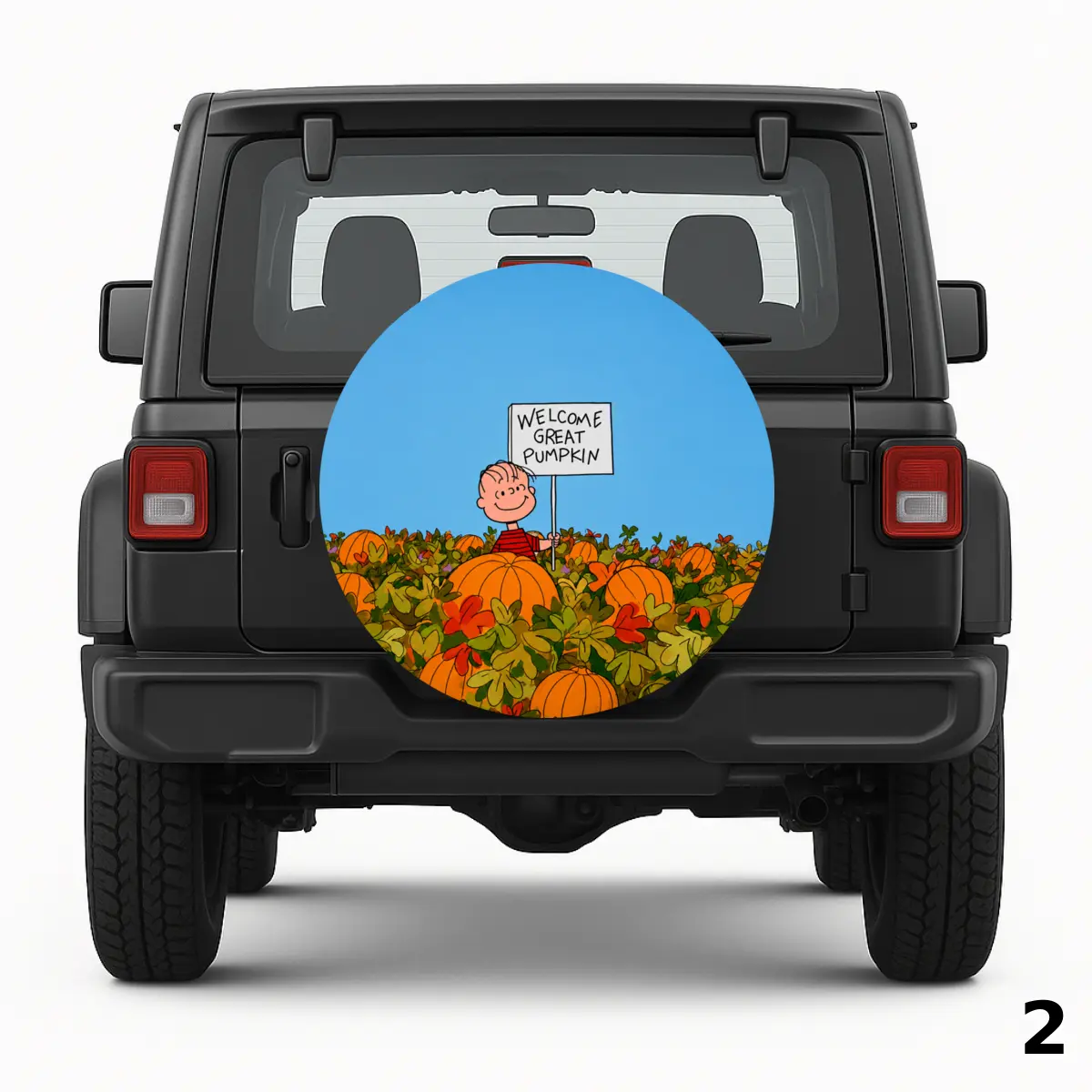 =Great Pumpkin Welcome Spare Tire Cover