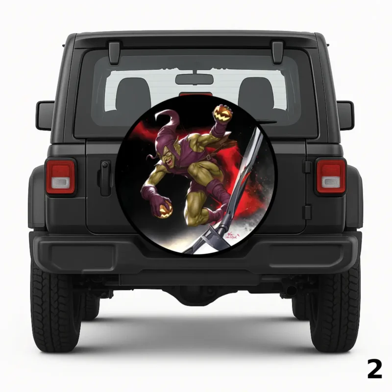 =Green Goblin Design Spare Tire Cover