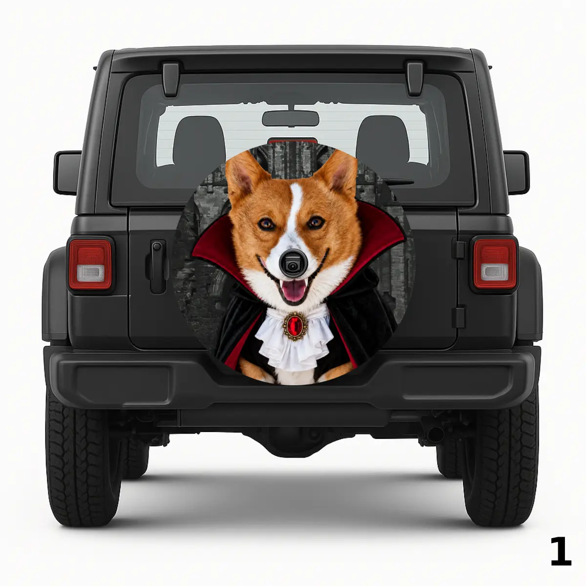 =Halloween Corgi Spare Tire Cover