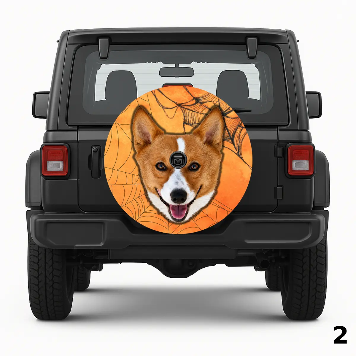 =Halloween Corgi Spare Tire Cover
