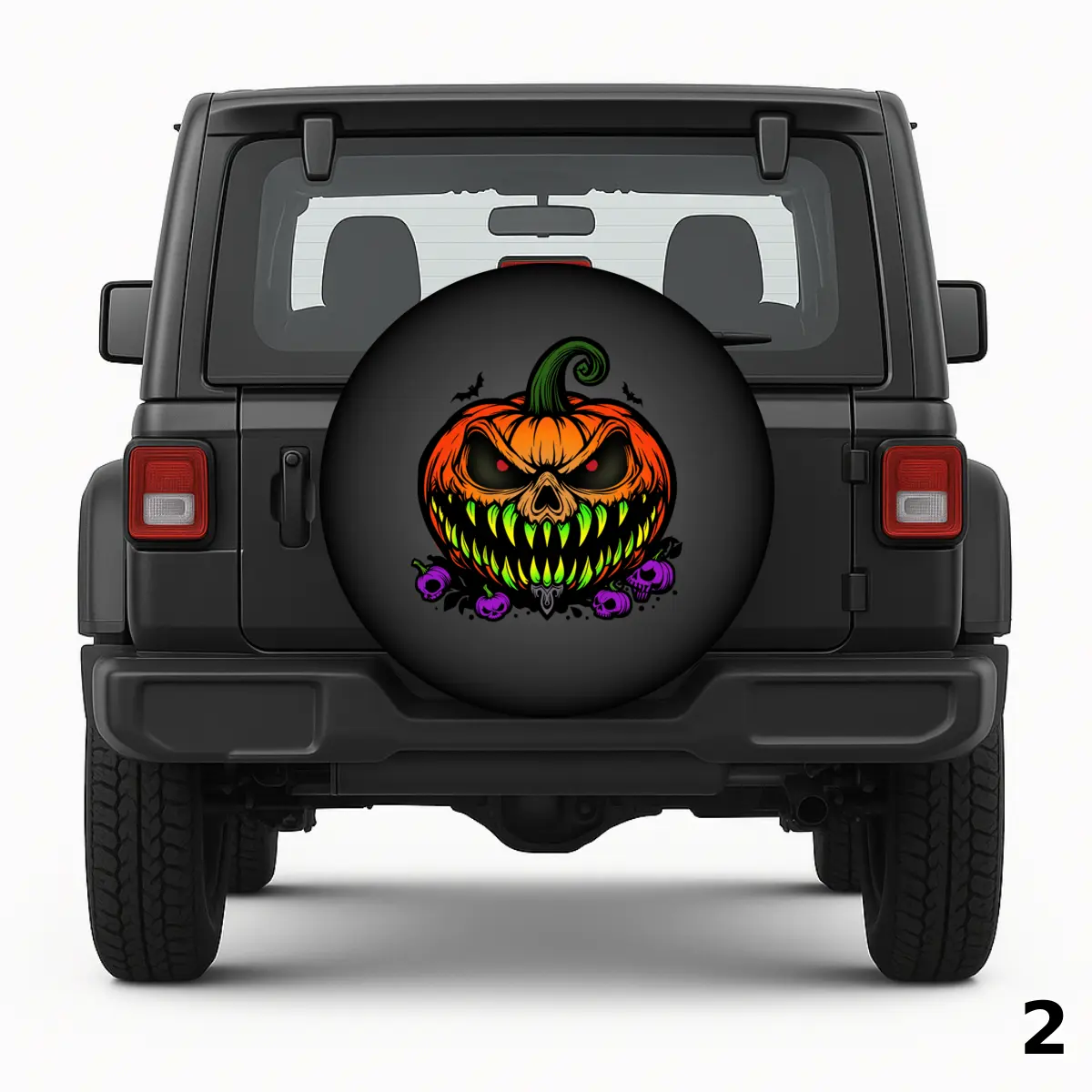 =Halloween Theme Spare Tire Cover