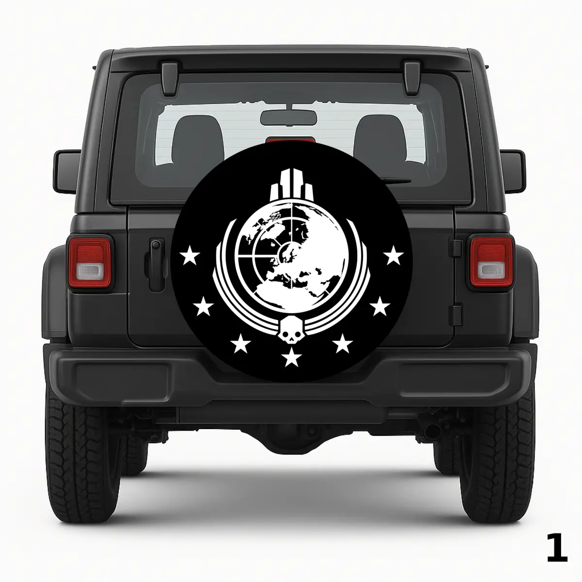 =Hell Divers Spare Tire Cover