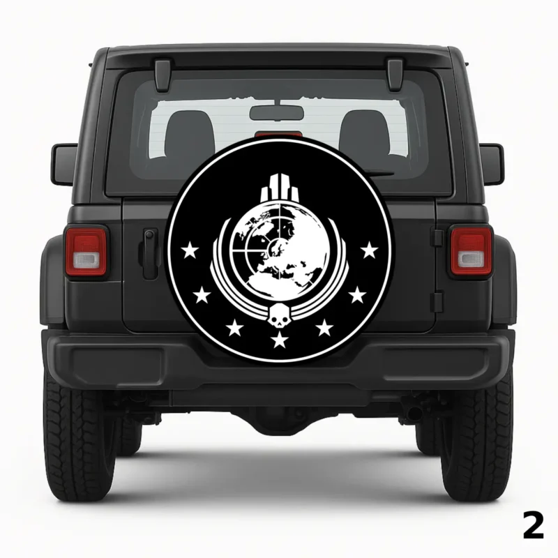 =Hell Divers Spare Tire Cover
