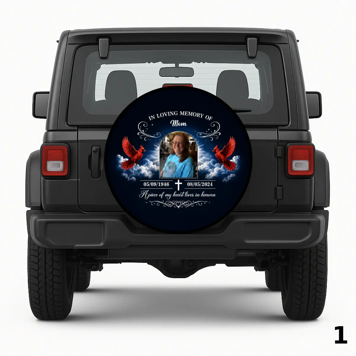 =In Loving Memory of Mom Spare Tire Cover
