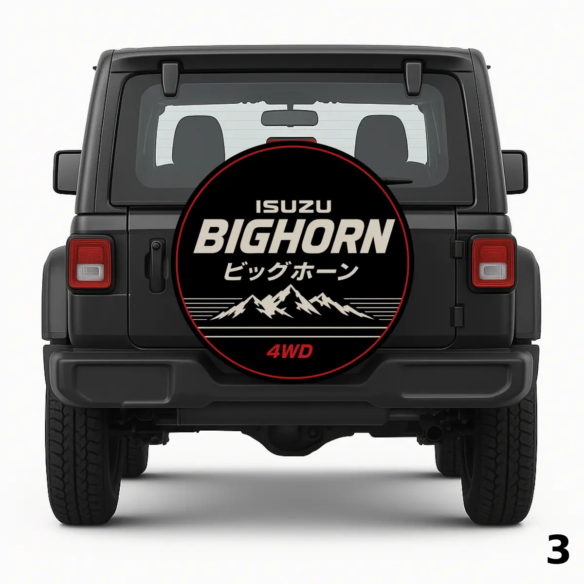 =Isuzu Bighorn Spare Tire Cover