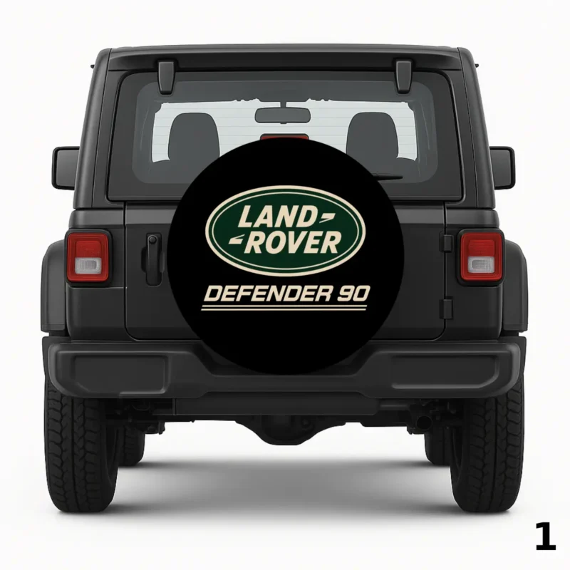 =Land Rover Defender Logo Spare Tire Cover