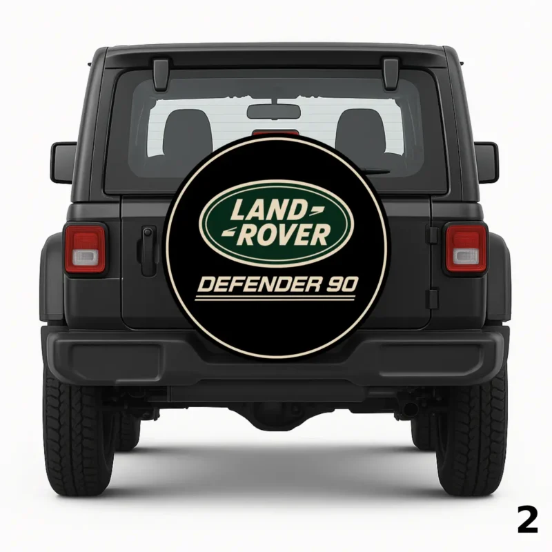 =Land Rover Defender Logo Spare Tire Cover