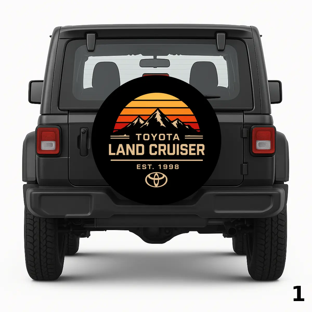 =Landcruiser Retro Look Spare Tire Cover