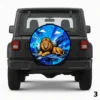 =Lion in Blue Spare Tire Cover