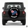 =Love My City Detroit Spare Tire Cover