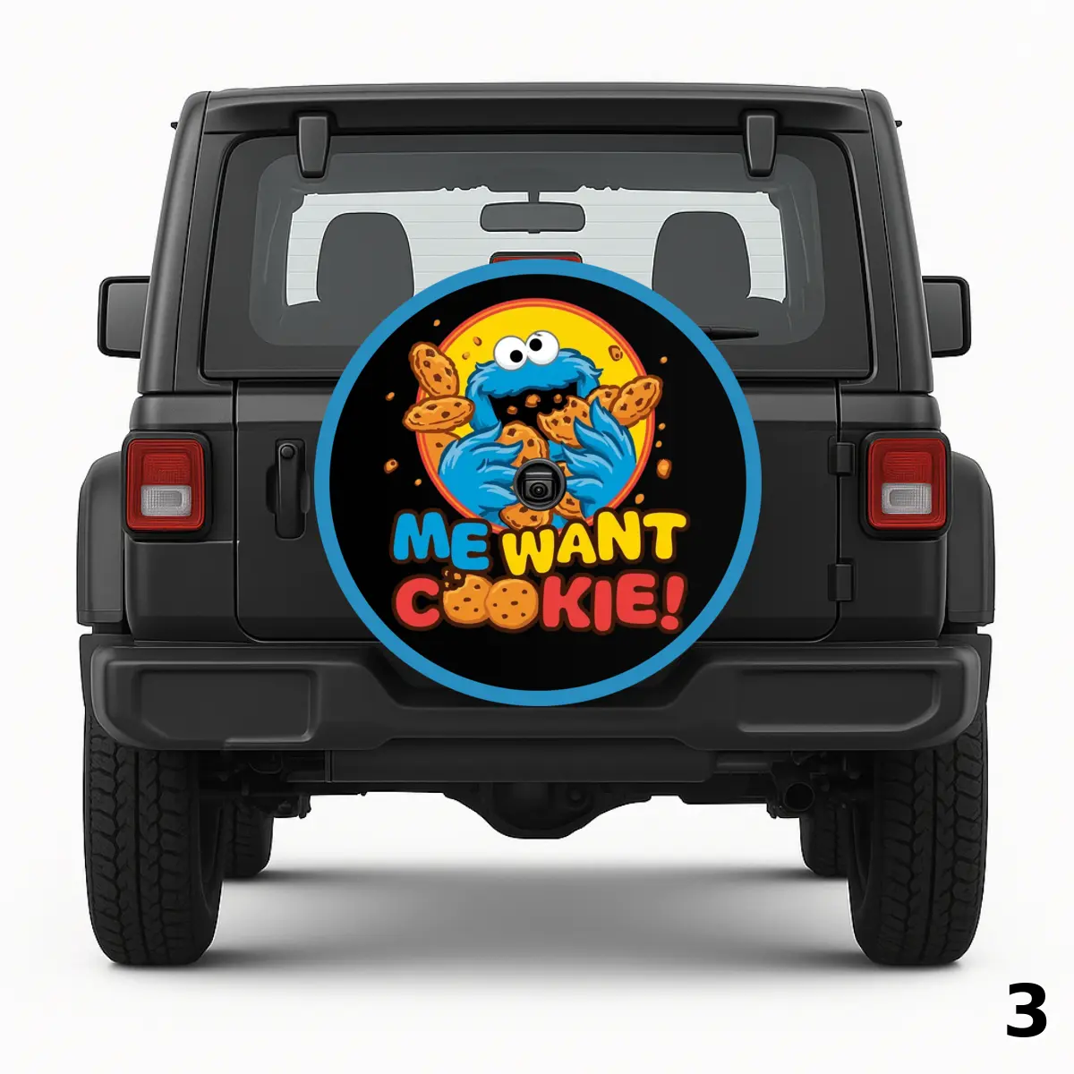 =Me Want Cookie Spare Tire Cover
