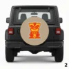 =Medium Brown Spare Tire Cover
