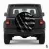 =Metalic Flag Spare Tire Cover