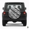 =Metalic Flag Spare Tire Cover