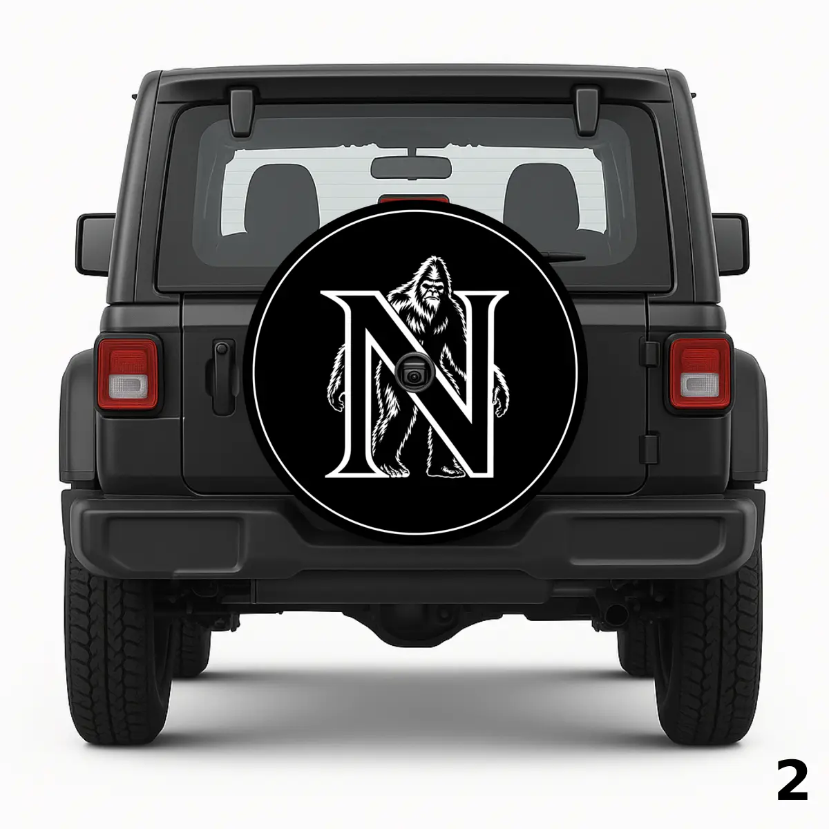 =N Bigfoot Design Spare Tire Cover