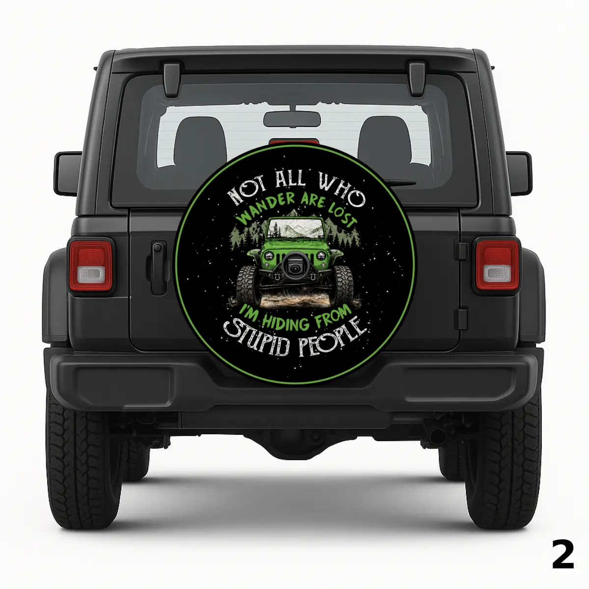 =Not All Who Wander Are Lost Spare Tire Cover