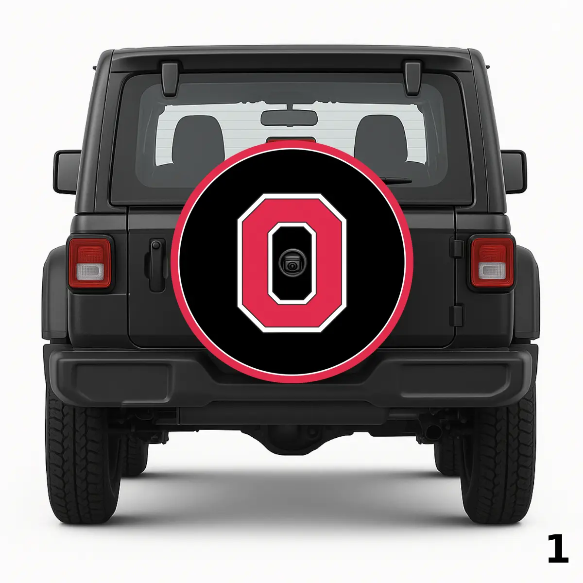 =Ohio State Block O Logo Spare Tire Cover
